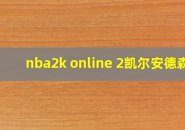 nba2k online 2凯尔安德森